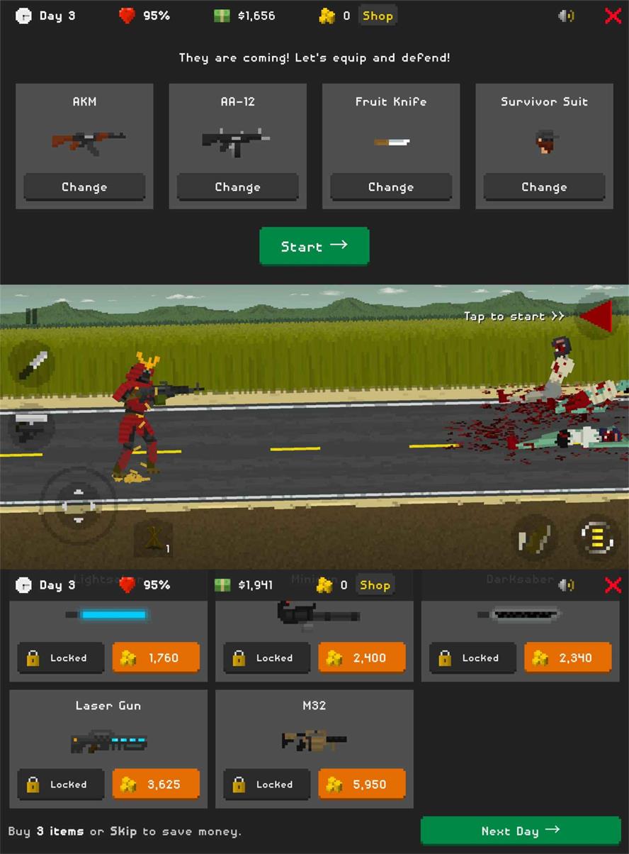 2D射击闯关游戏 僵尸射击与防御 2D射击闯关游戏 僵尸射击与防御